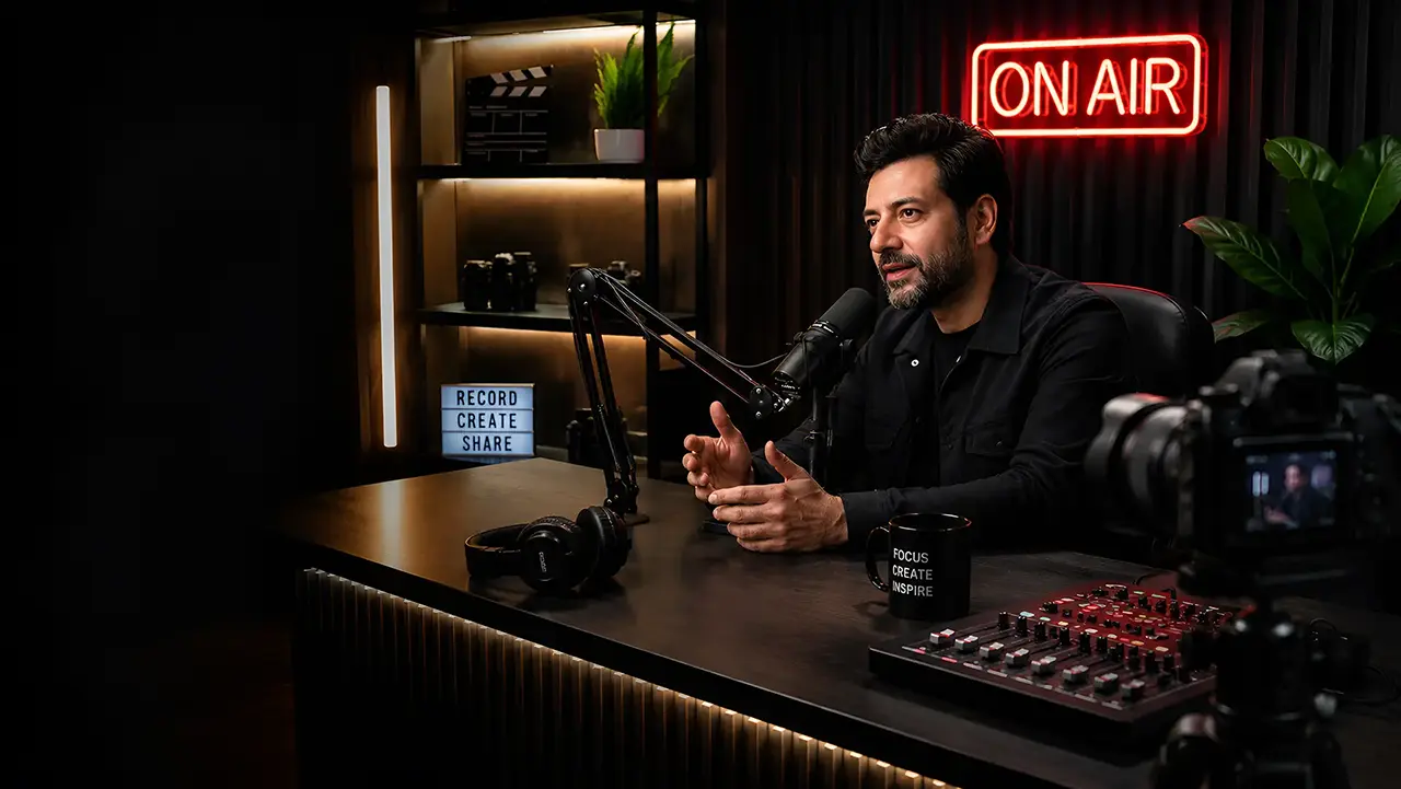 Professional Podcast and Video Studio in New Delhi